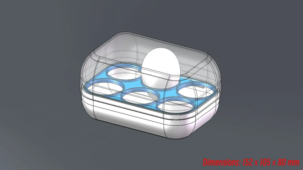 Egg Holder Box 6 - Free 3D Print Model - MakerWorld