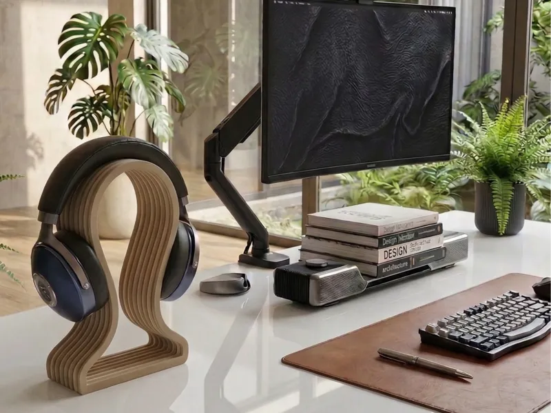 Minimalist Headphone Stand – Ergonomic Design