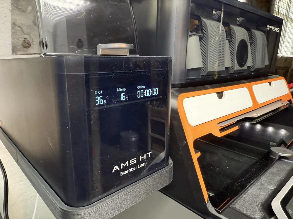 AMS Riser V2专用AMS HT搁架 - 免费 3D 打印模型 - MakerWorld