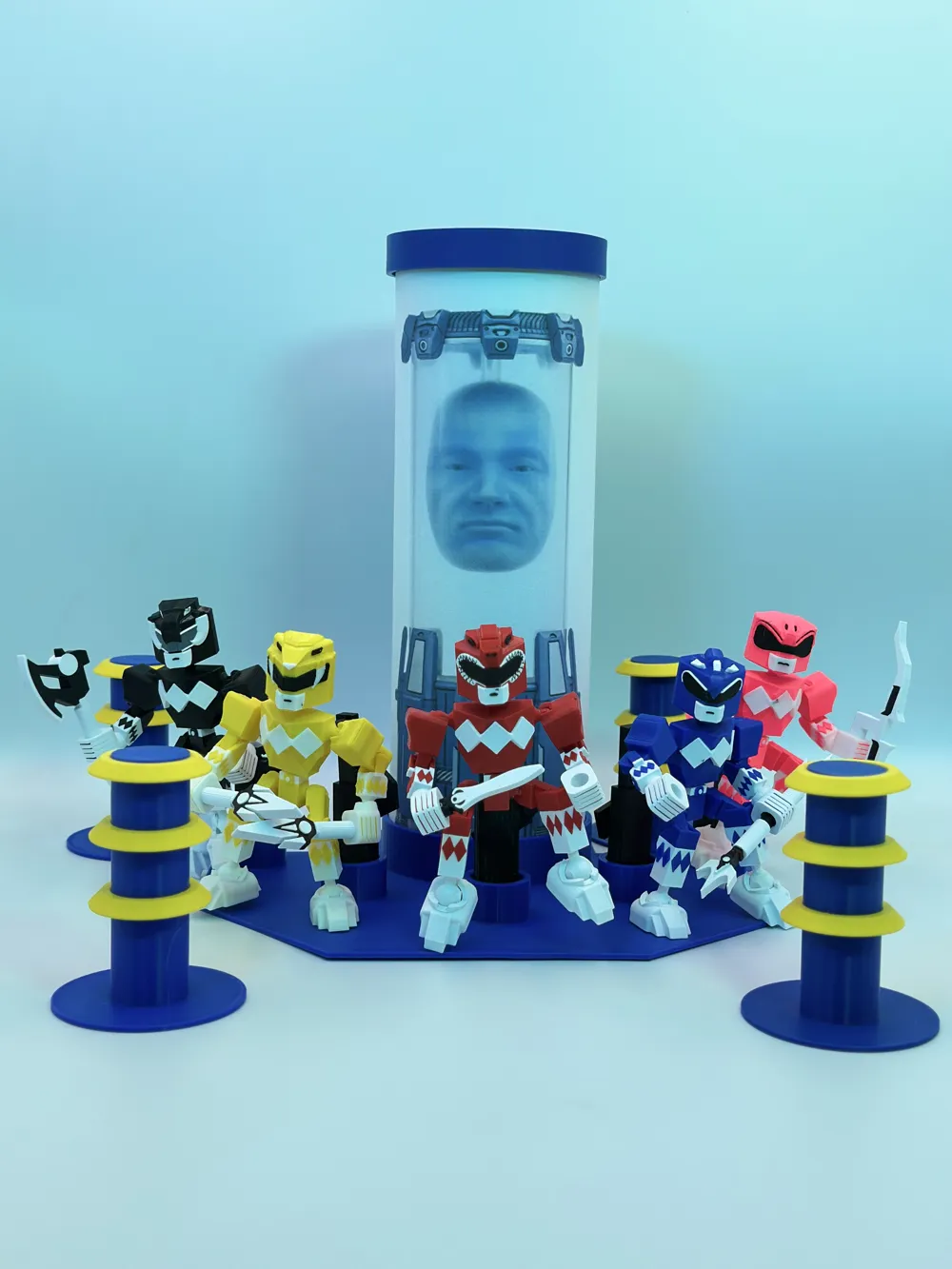 Power Rangers Command Center diorama - Free 3D Print Model - MakerWorld