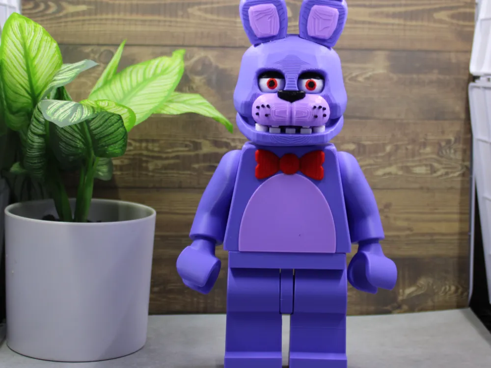 Letrero o emblema decorativo: 500% Brick - Bonnie. Referencia del modelo original.