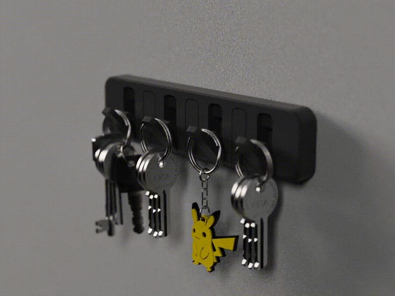 Key hanger // Print-in-place