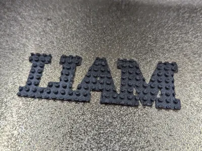 Liam Brick Nameplate