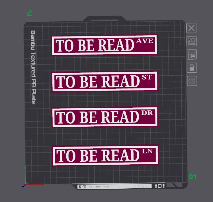 Bookshelf Sign - To Be Read (Multi. Options) by TheForbiddenNerd ...