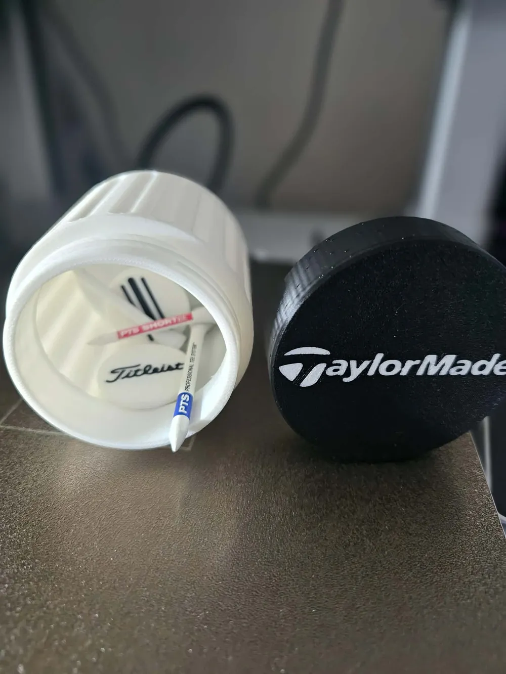 Golf Logo Screw Top Container - Free 3D Print Model - MakerWorld