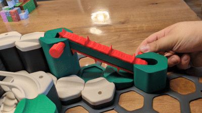 Conveyer belt usable for GraviTrax junior