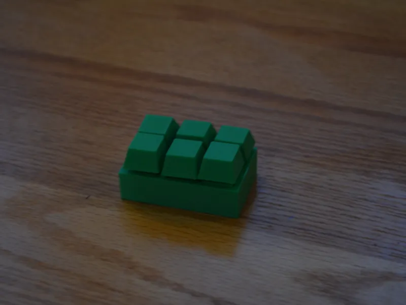 Keyboard clicker fidget 2 by 3 keys NO SWITCHES