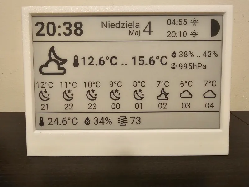 e-ink display frame