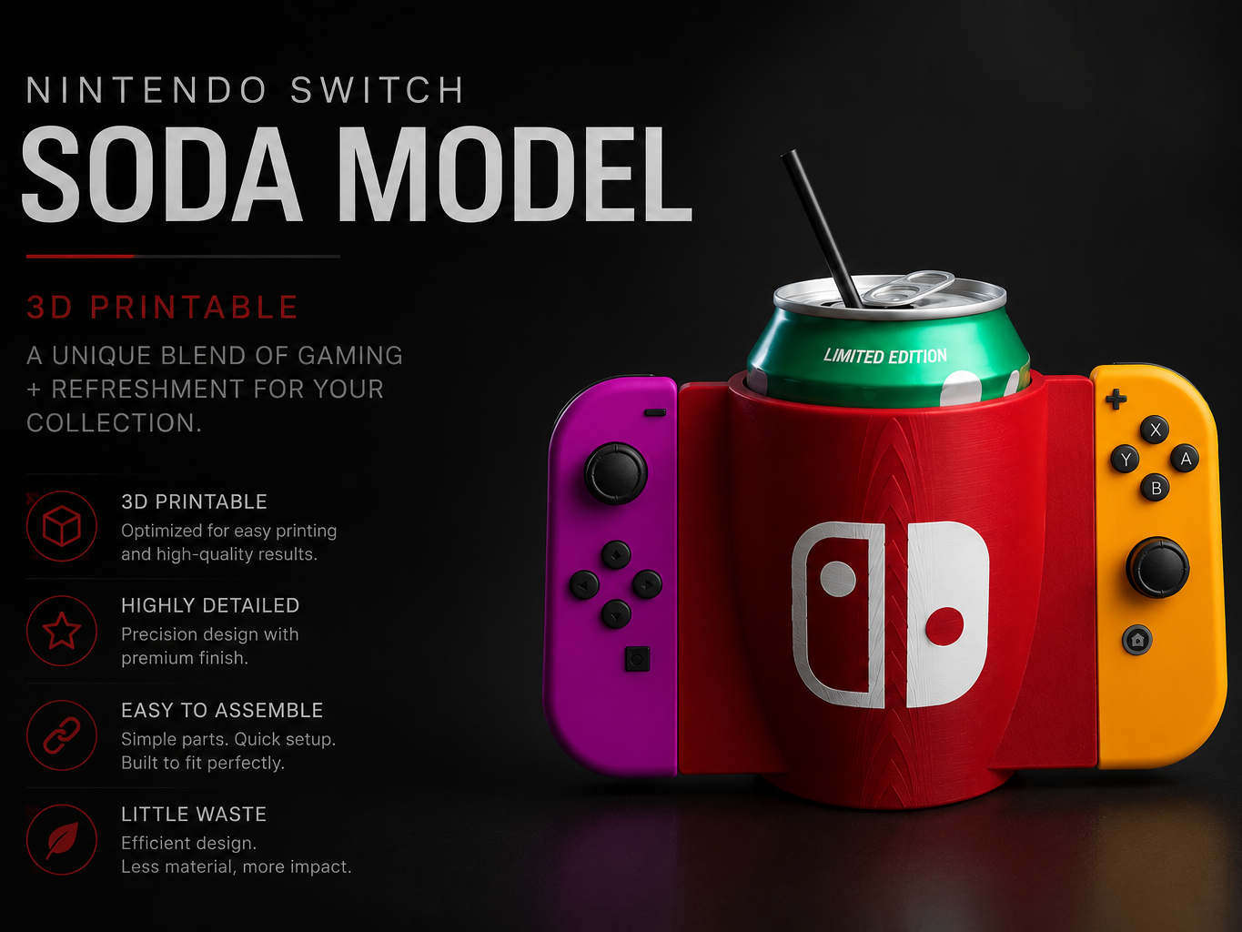 Nintendo Switch Soda Cup