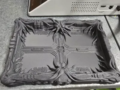 DARK SCI-FI INSPIRED COMPONENT TRAY