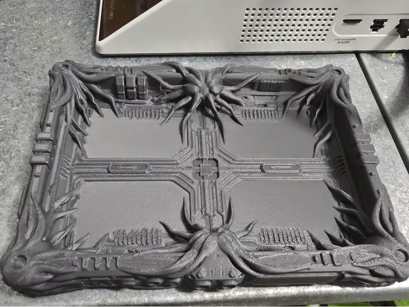 DARK SCI-FI INSPIRED COMPONENT TRAY