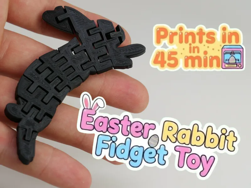 Easter Rabbit Fidget Toy
