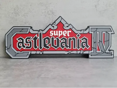 Super Castlevania IV Logo / Sign