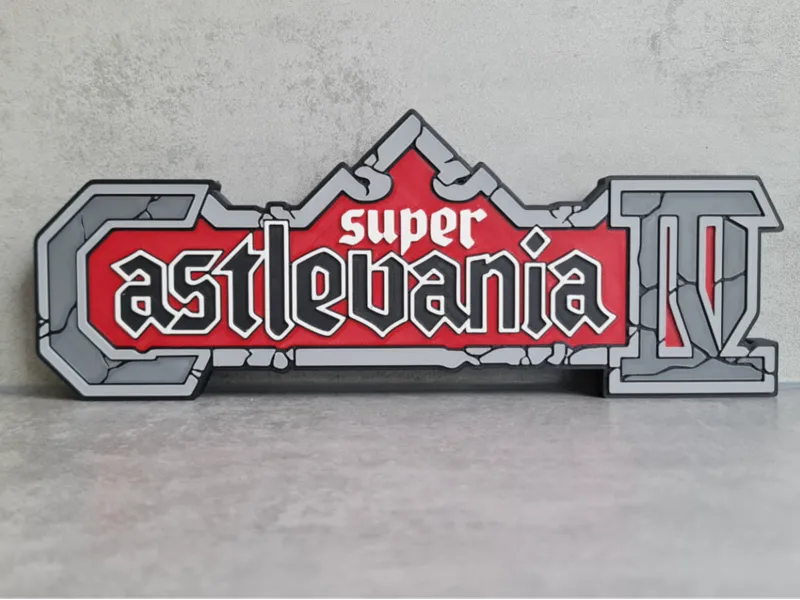 Super Castlevania IV Logo / Sign