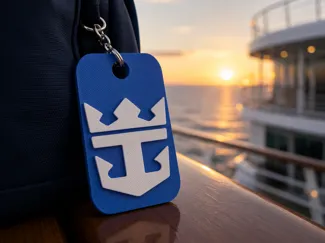 Royal Caribbean keychain