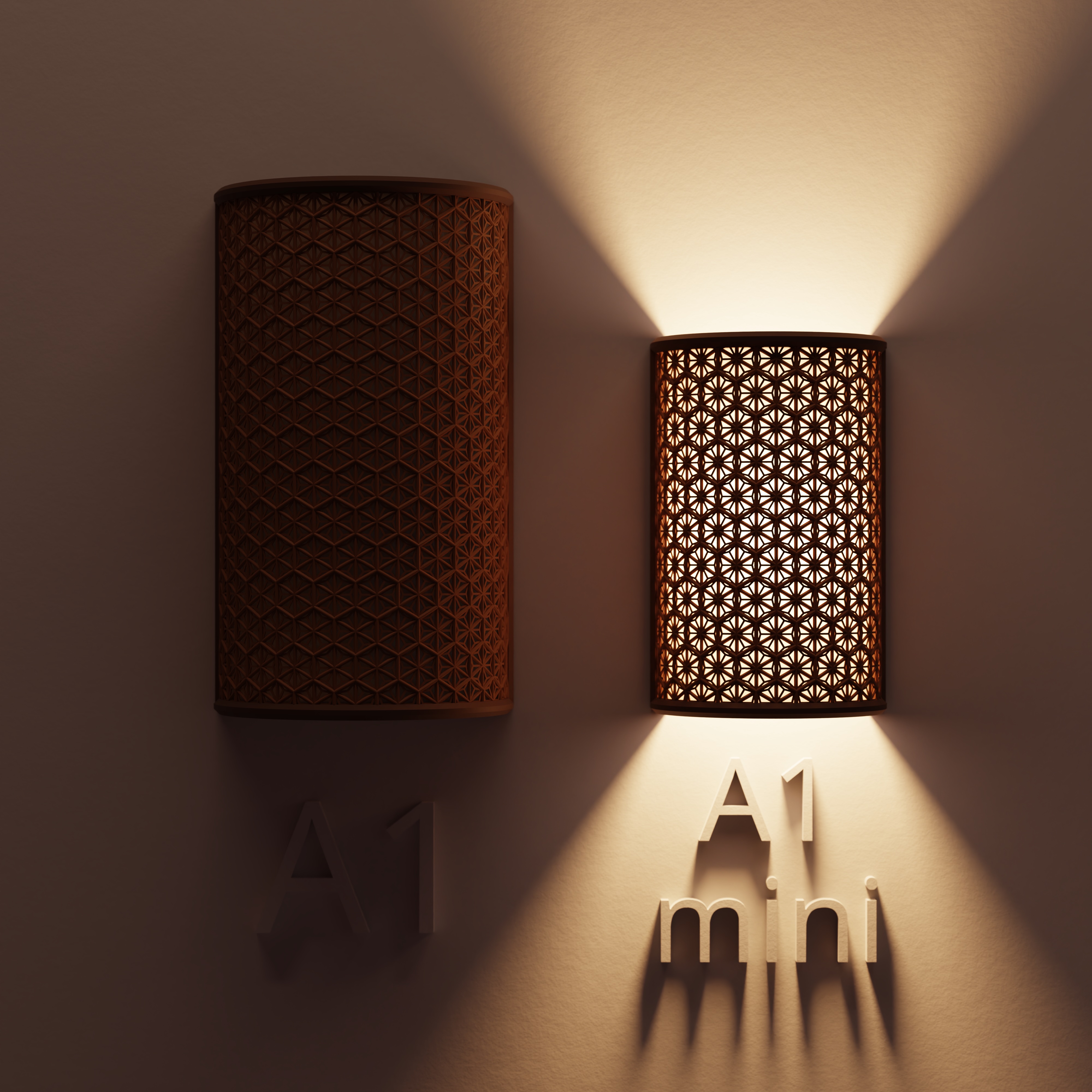 Miniatura 2 do modelo 3D Kumiko Wall Light