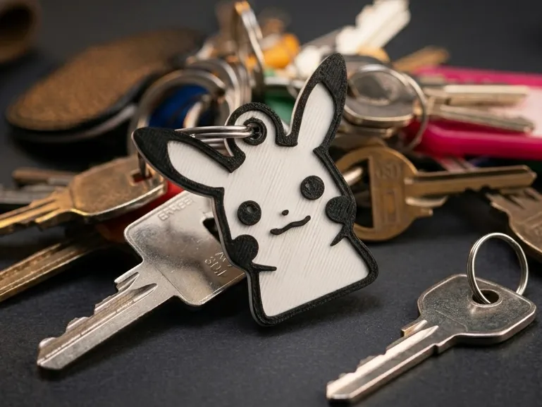 Pikachu keychain