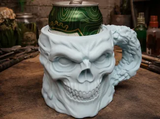 Zombie Skull Mug / Can Mug