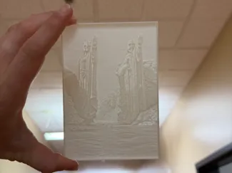 Argonath Lithophane