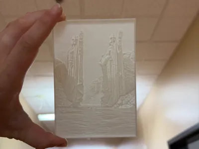 Argonath Lithophane
