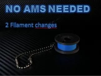 Realistic BambuLab Spool Keychain
