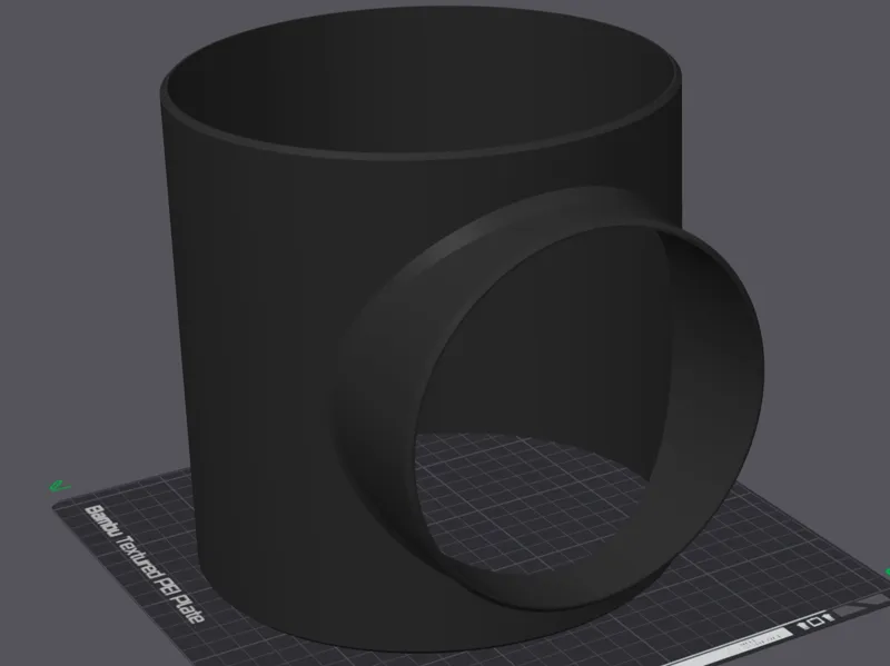 6" T adapter for 8" Flex Pipe