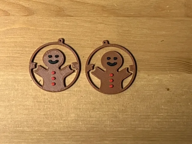 gingerbread man earrings