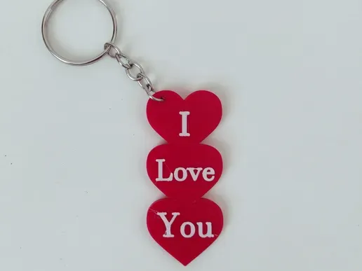 Keychain Portachiavi I Love You