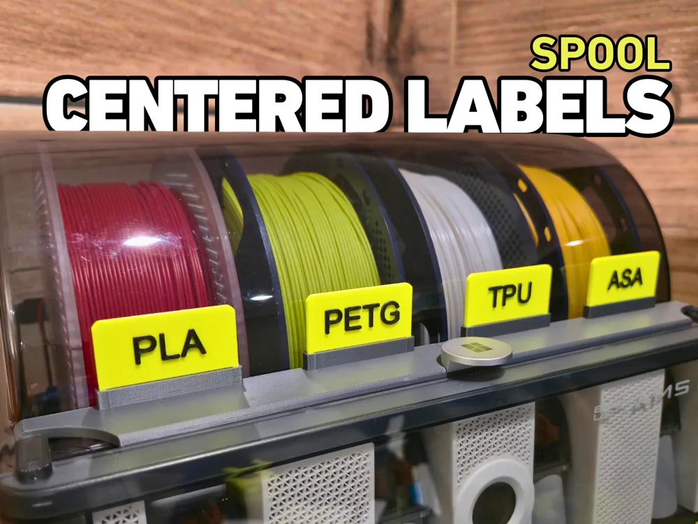 AMS Label System for Cereal Box Dry Box Labels - Free 3D Print Model ...