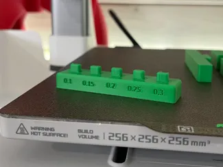 Tolerance test [0.1-0.3]mm