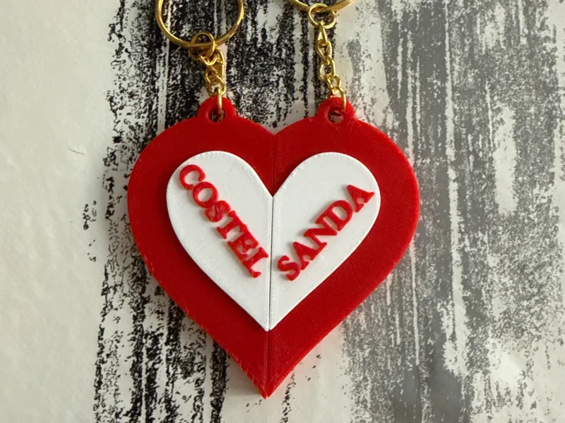 Llavero Corazon San Valentin 