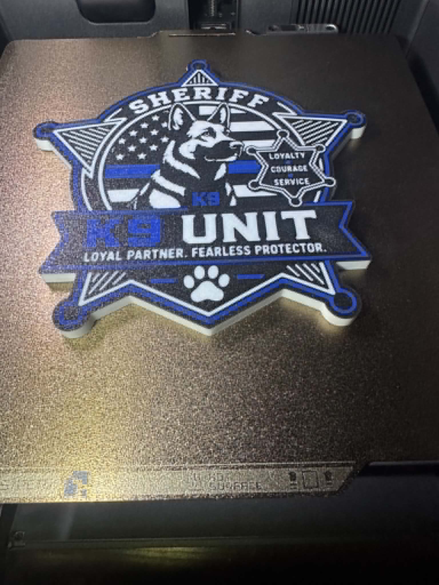 Accesorio para impresora 3D: k9 SHERIFF — vista de referencia 4