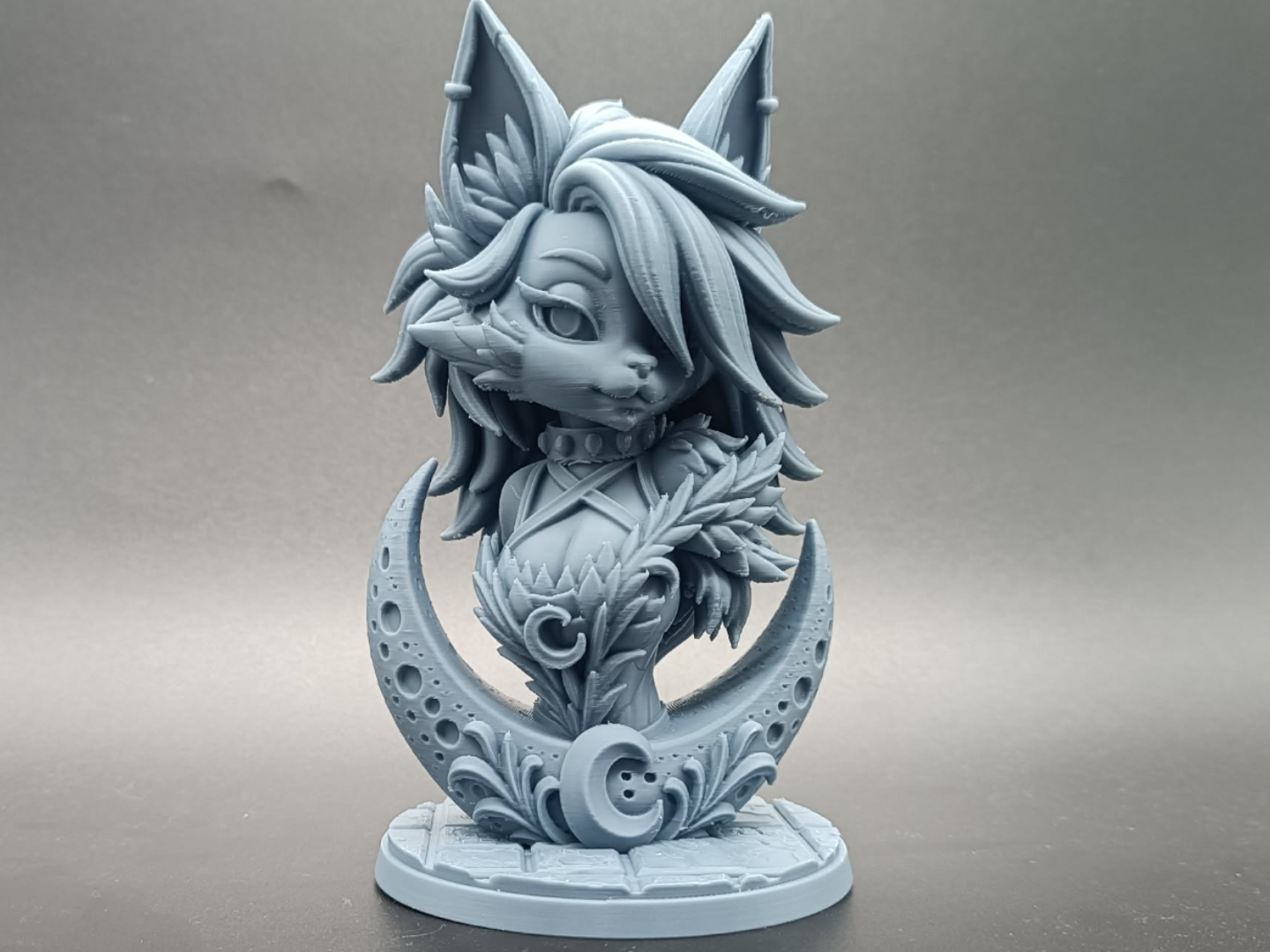 Loona Helluva Boss Chibi Bust Hellhound - Fan Art
