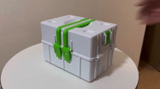 收纳盒 五金件 工具箱 展开工具盒  可堆叠可互锁