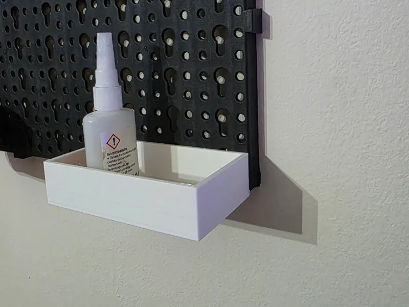 MENSOLA PER PANNELLI FORATI 110X65 MM