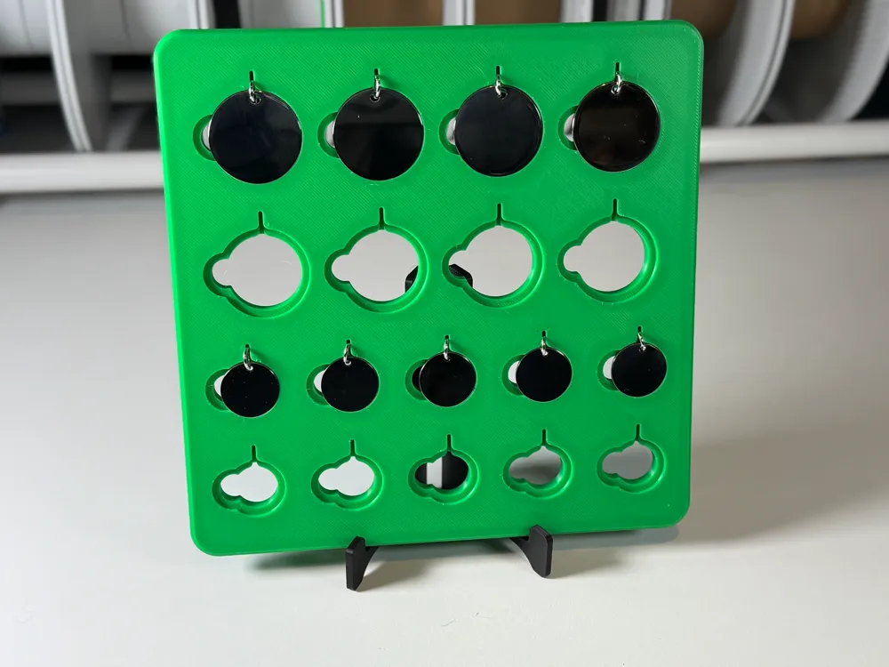 H2D Laser Jig Round Stainless Steel Tag - Free 3D Print Model