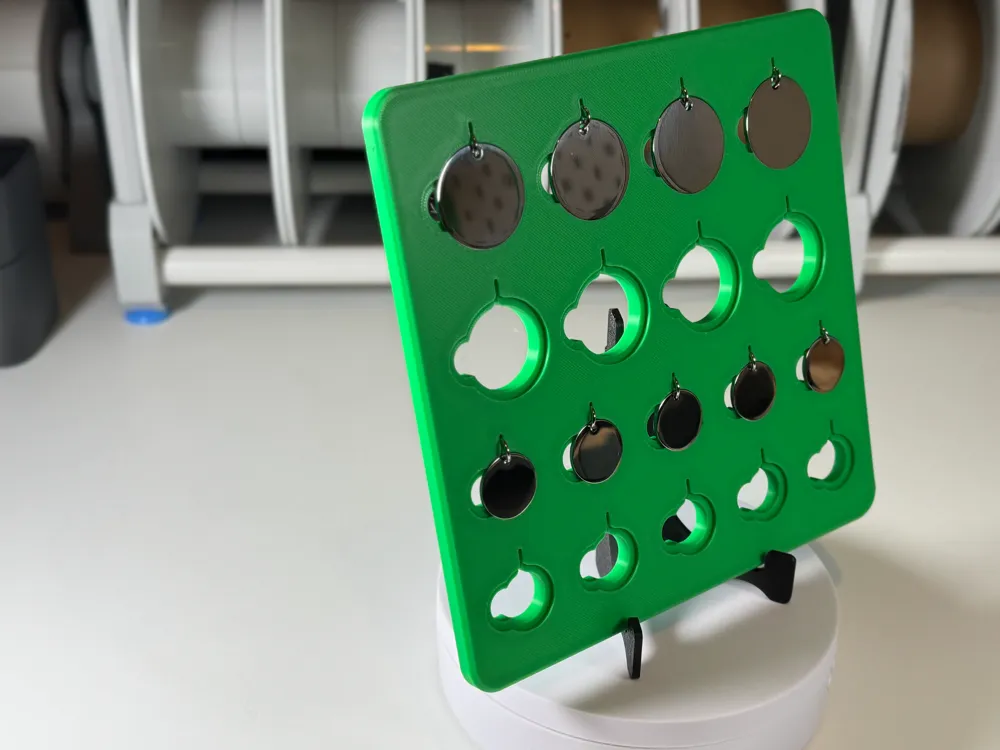H2D Laser Jig Round Stainless Steel Tag - Free 3D Print Model