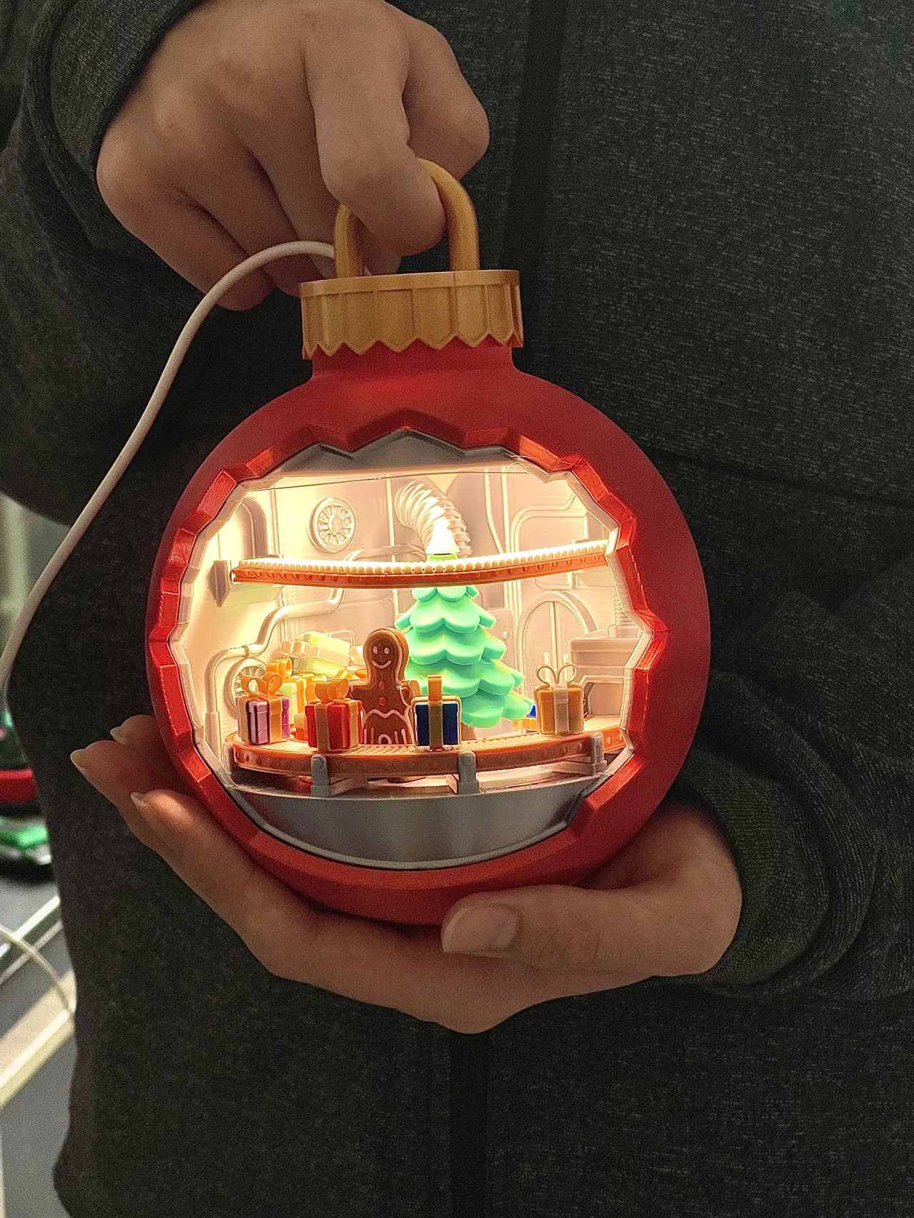 Magical Christmas Gift Factory Globe，No AMS view 2
