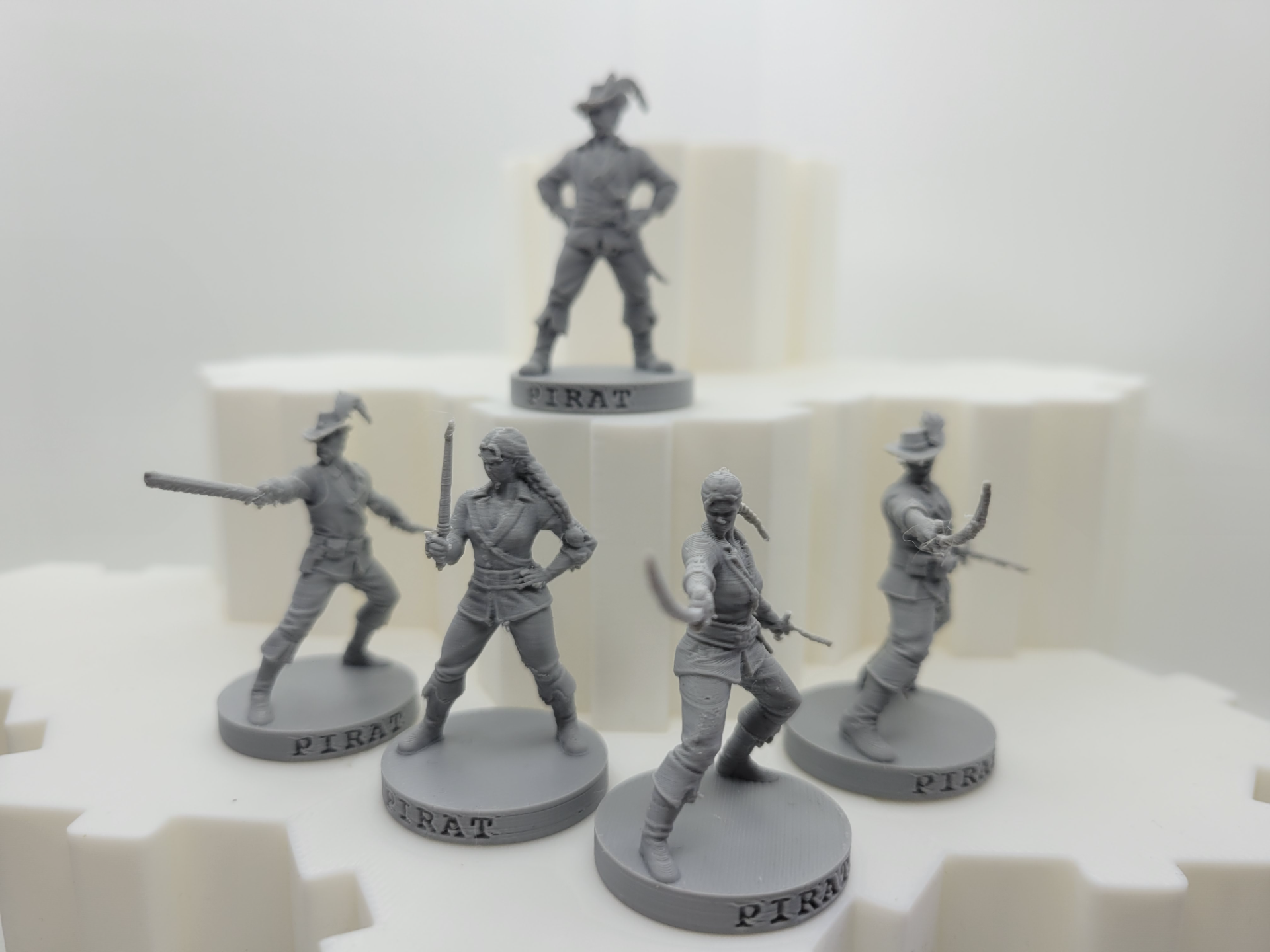 DnD - Piraten Set – 5 Miniaturen