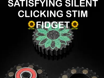 Silent Clicking Fidget Stim Tool