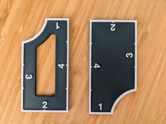4 Inch Wargaming Movement Widget Ruler