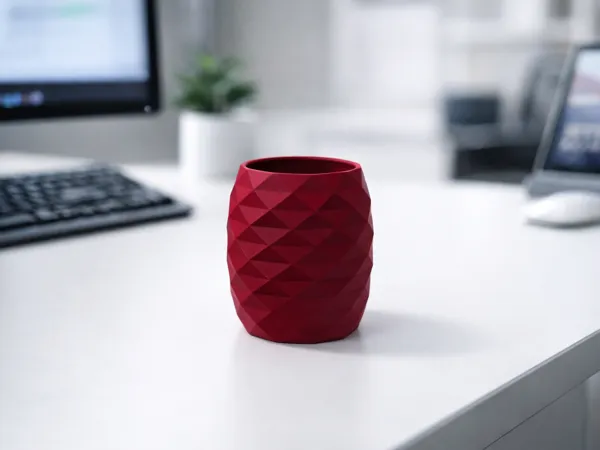 Pot à crayons low poly