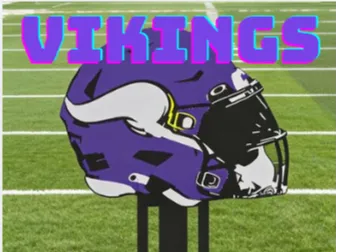 Vikings helmet bokmark