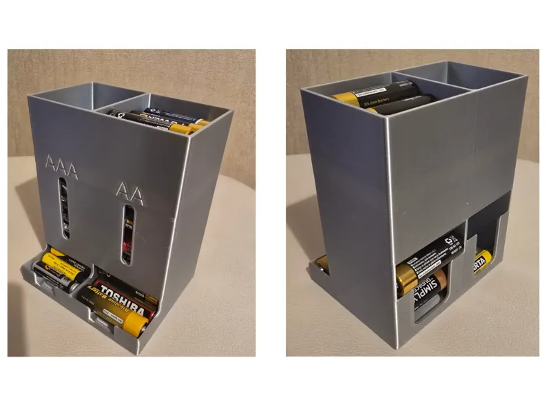 Battery Box Storage AA - AAA with Backpack