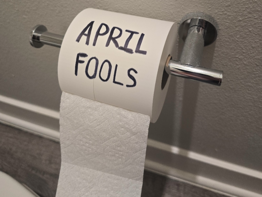 APRIL FOOLS!!! Prank Toilet Paper Roll