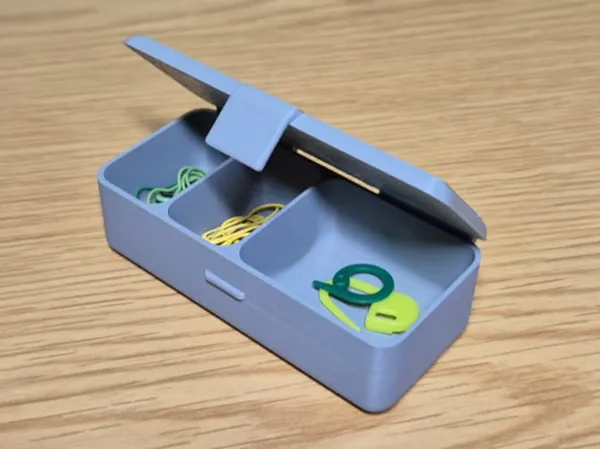 Boîte compartimentée pour petites pièces