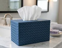 Kleenex Tall Rectangle Box Chevon Design