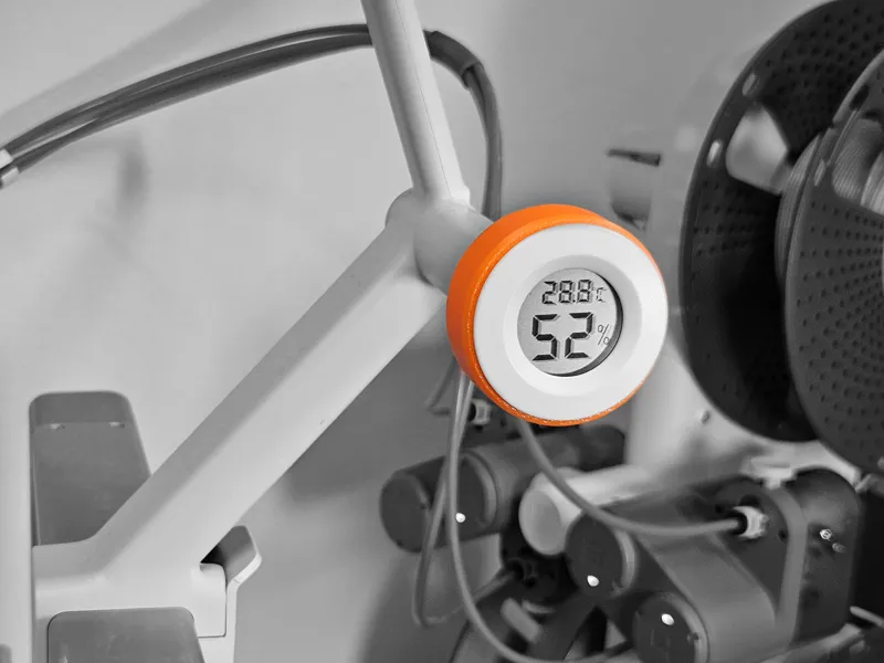 Hygrometer Adapter for Bambu Lab Spool Holder