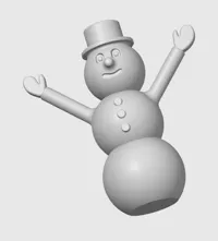 Bonhomme de neige miniature — photo 3