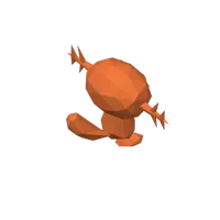 Wooper low poly — Pokémon — photo 2